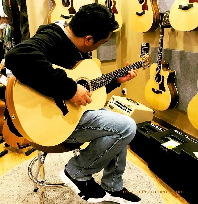 Guitar mistake Sitting the Wrong Way