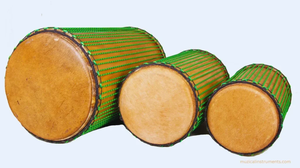 Three Types of Dunun Drums
