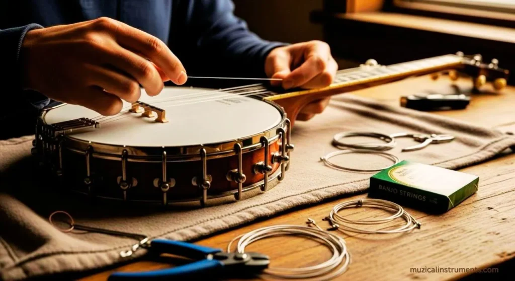 For Taking Care of Your Banjo Change Old Strings