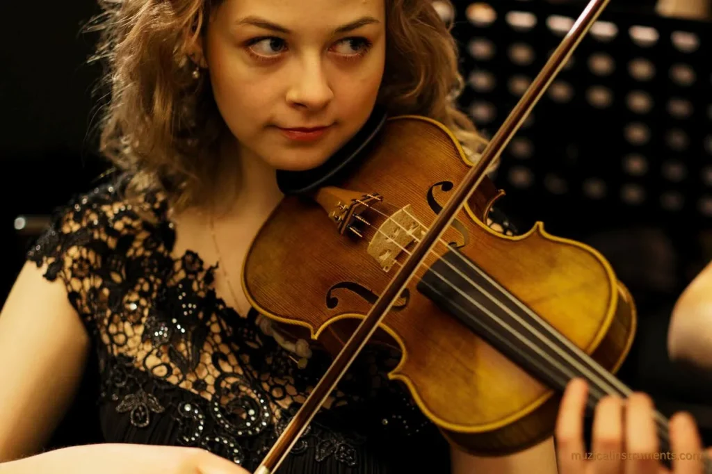Playing Violin with Trimmed Nail