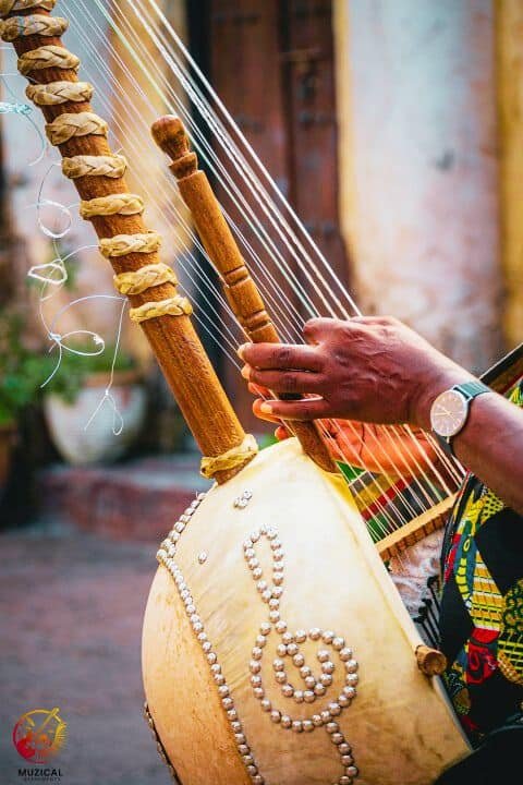 Playing Kora
