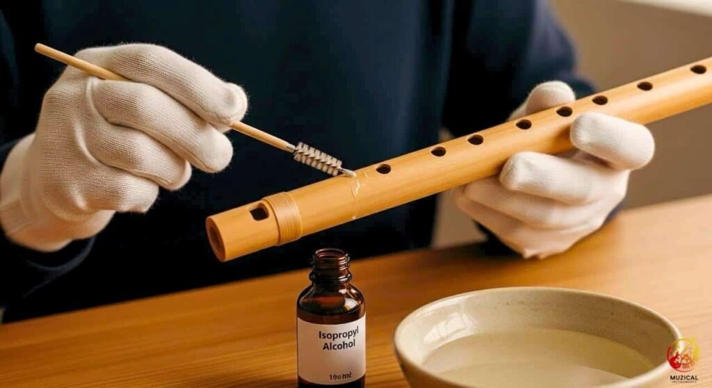 Cleaning a Ney Flute