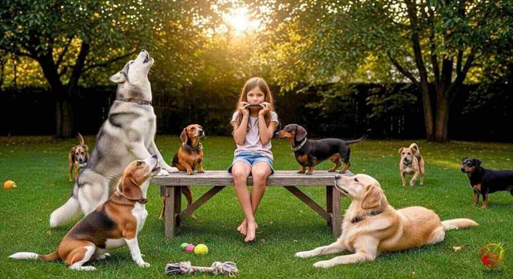 Dog Think the Harmonica is Another Animal