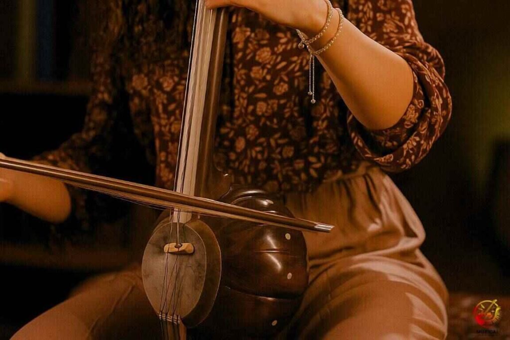 Playing Kamancheh