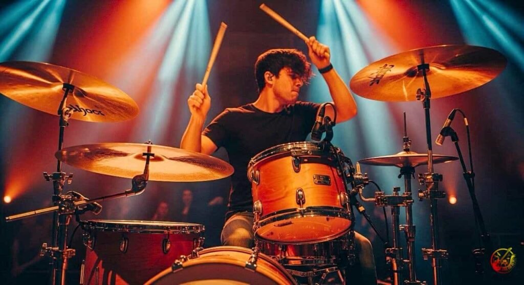 Playing a Acoustic Kit in a Concert