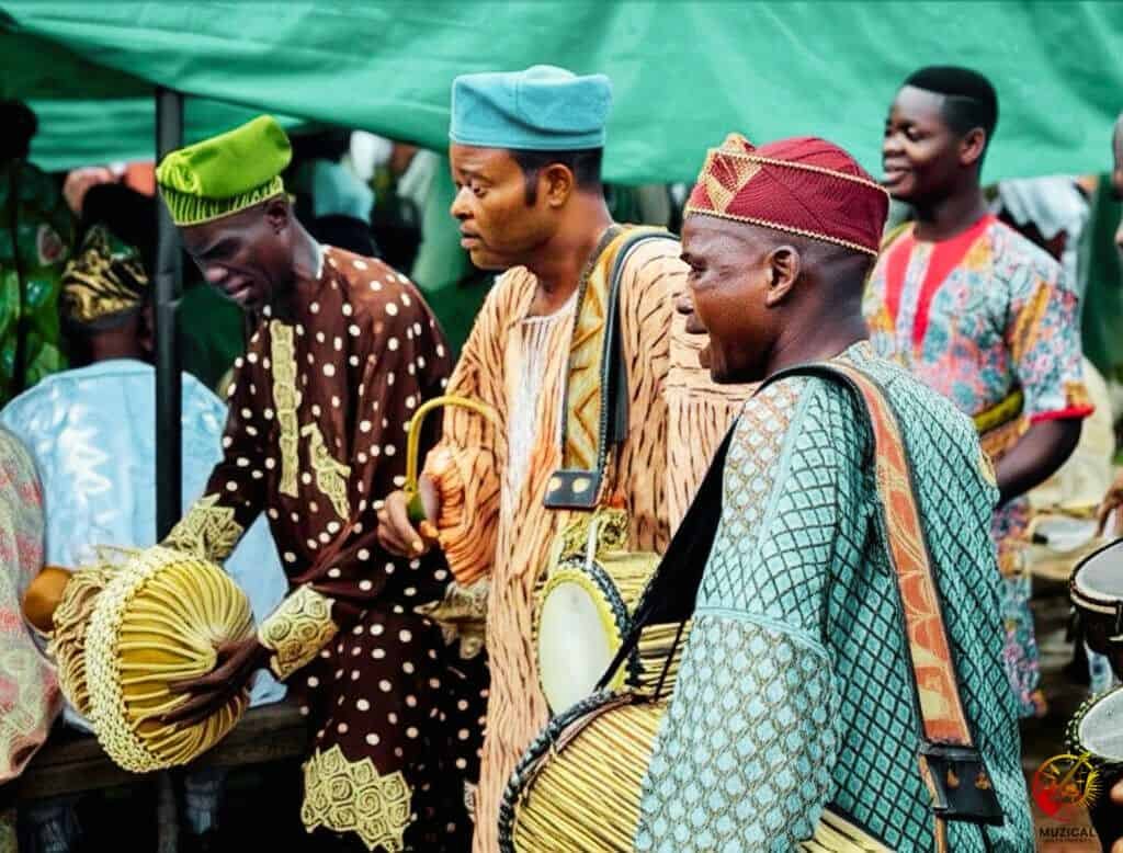 shekere is a sacred tool In Yoruba religion