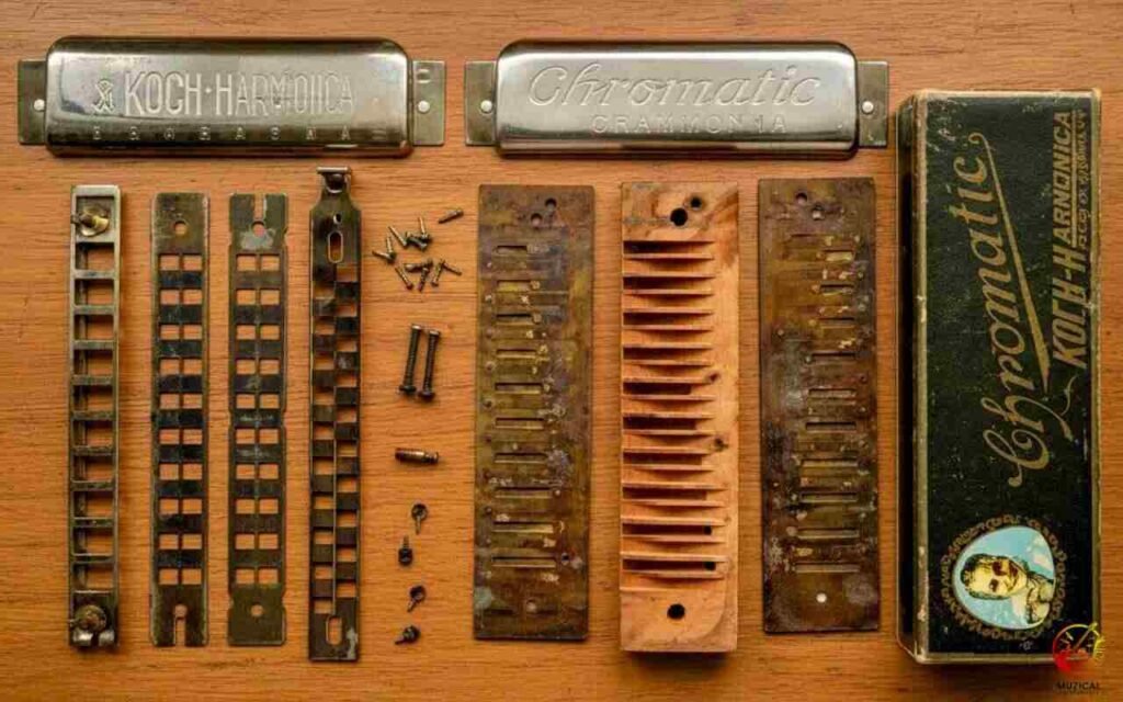 Disassembled Harmonica
