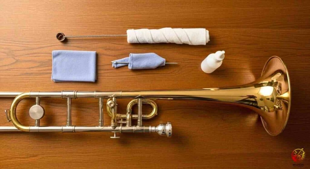 Preparation for Cleaning Trombone Slide