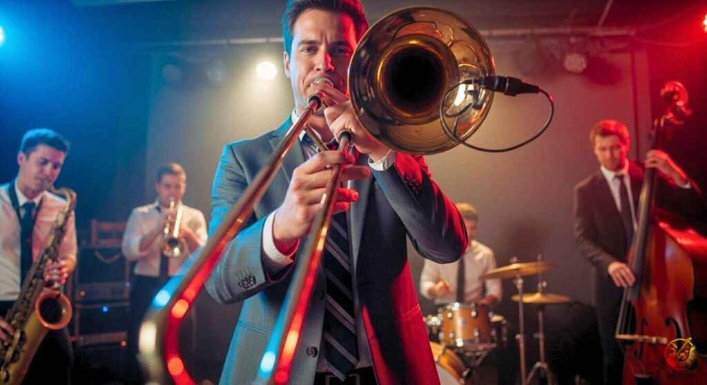 Trombone in Jazz Band