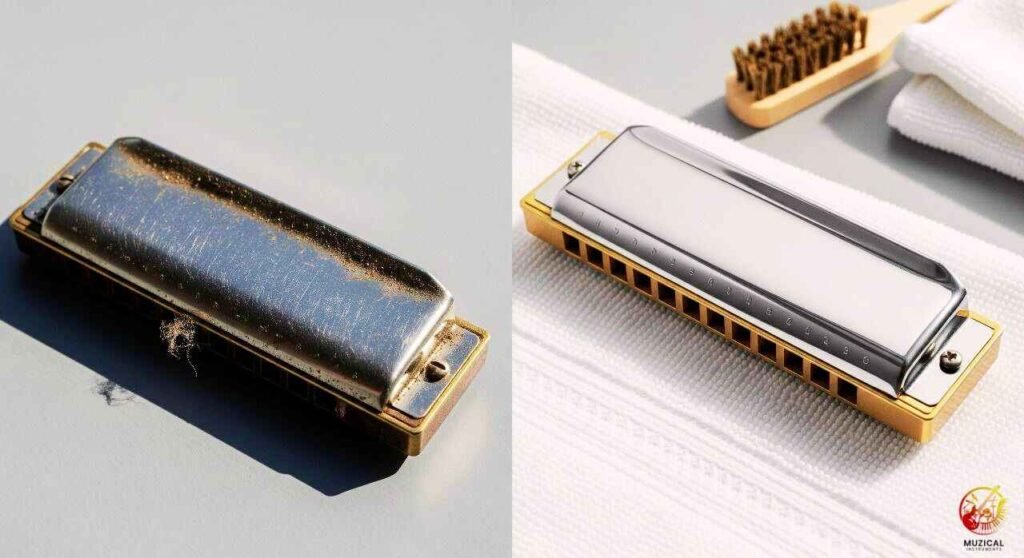 Used vs Clean Harmonica