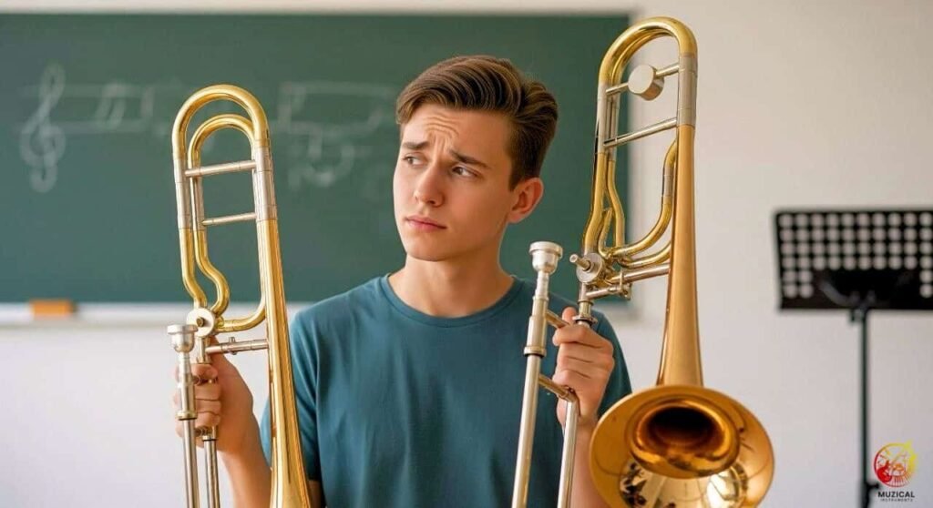 Which trombone is easier to play