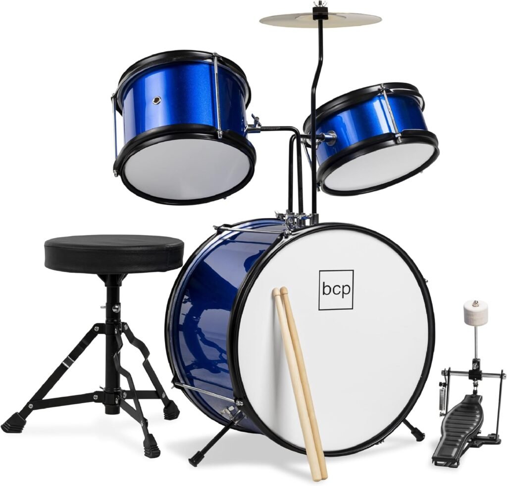 Best Choice Products 3-Piece Kids Drum Set