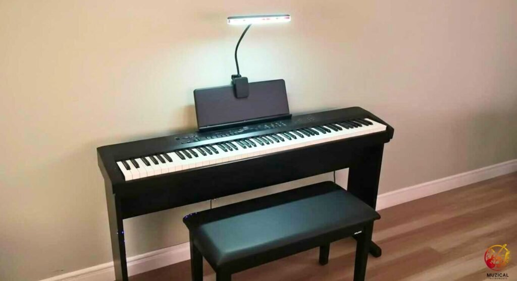 Clip on Lamp for Digital Piano