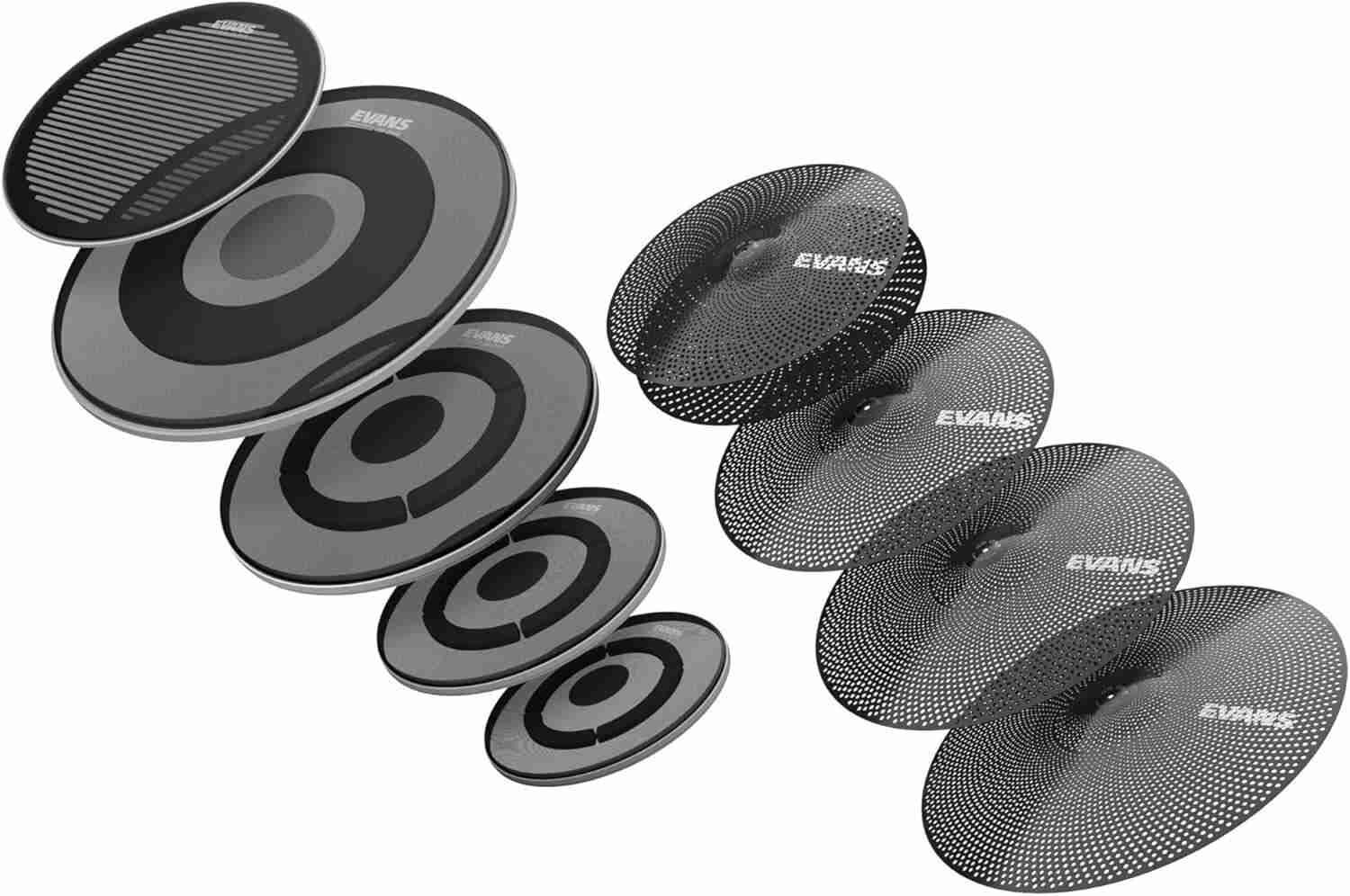 Evans dB One Heads & Cymbals