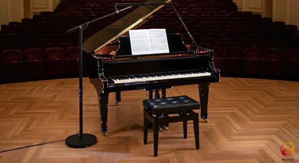 Floor LED Lamp for Grand Piano