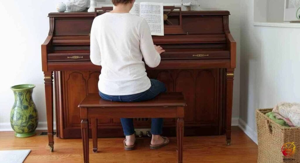 Playing Piano on a Hard Piano Bench