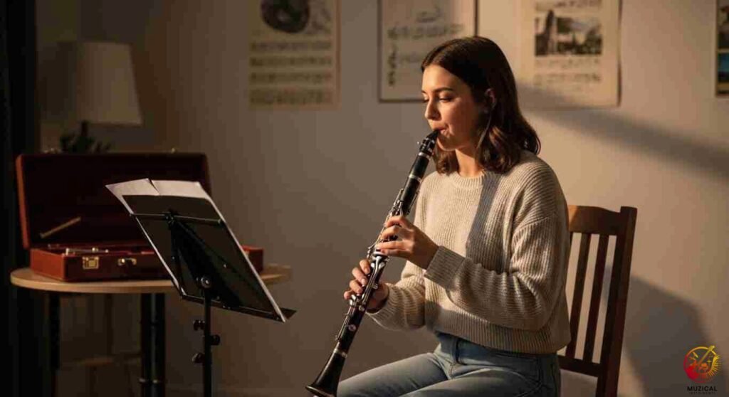 Practicing Clarinet