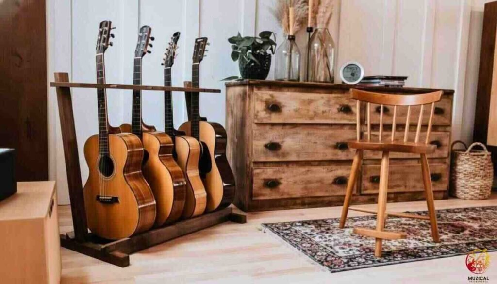 Where to place a Guitar in a room