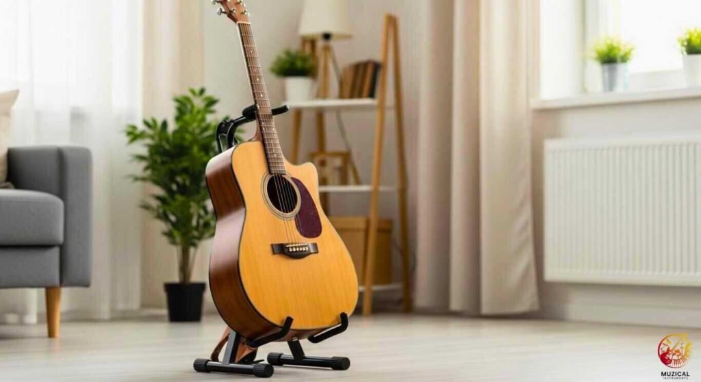 Guitar On A Stand