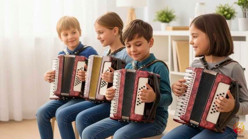Kids Are Learning Accordion