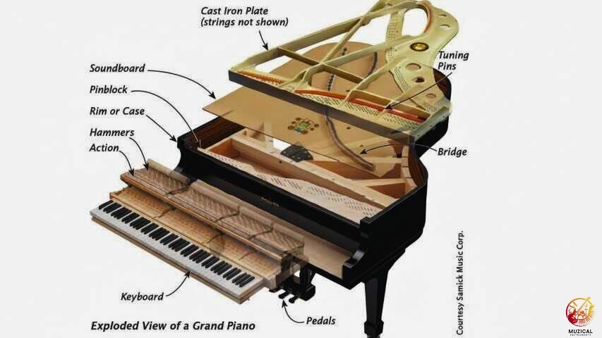 Parts of a Piano