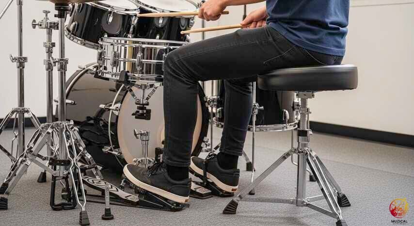 drum throne height