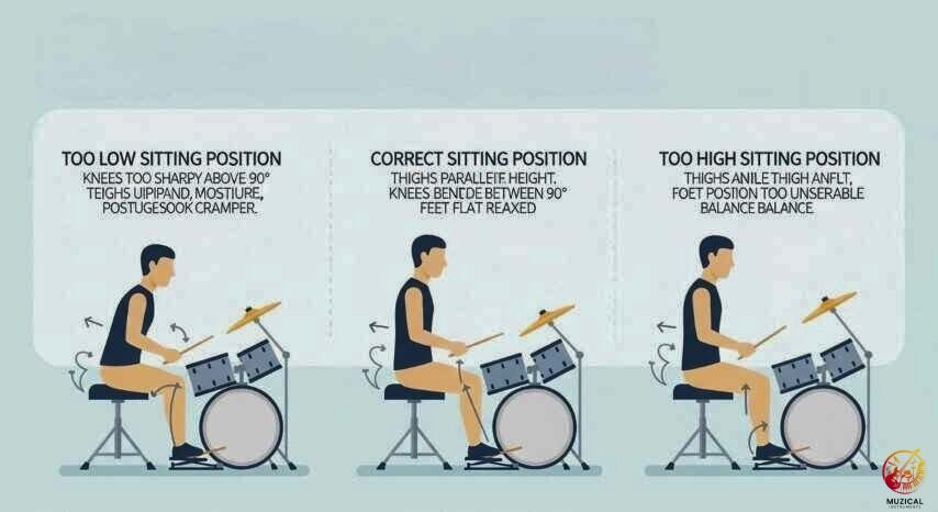 Drum Throne Height