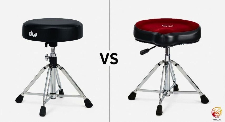 round vs saddle drum throne