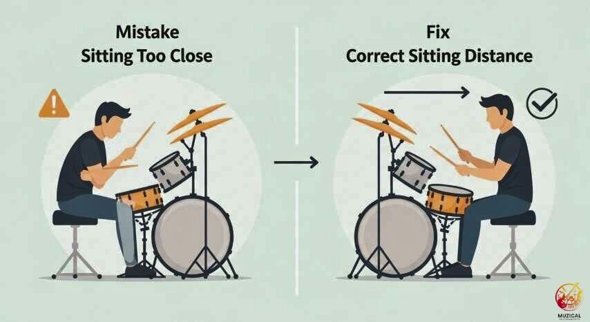 Sitting Too Close to the Drum Kit